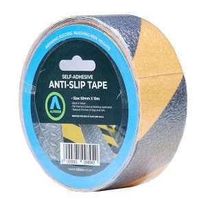 Anti-slip Tape - 50mm X 10m, Black & Yellow