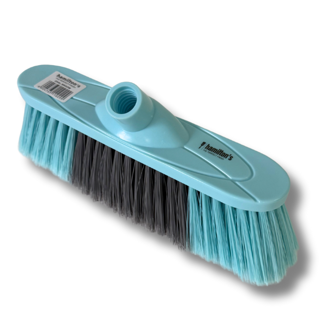 OVAL BROOM HEAD FLAGGED BRISTLE_Blue