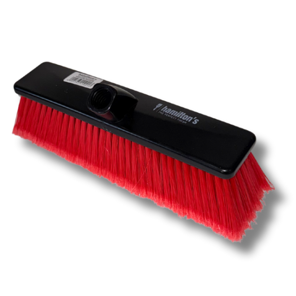 SQUARE BROOM HEAD FLAGGED BRISTLE_Black Top