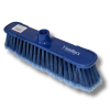 BLUE UPRIGHT DELUXE BROOM HEAD WITH RUBBER BUMPERS