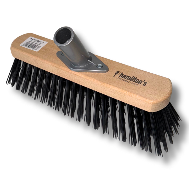 WOODEN BROOM HEAD STIFF BRISTLE 260MM